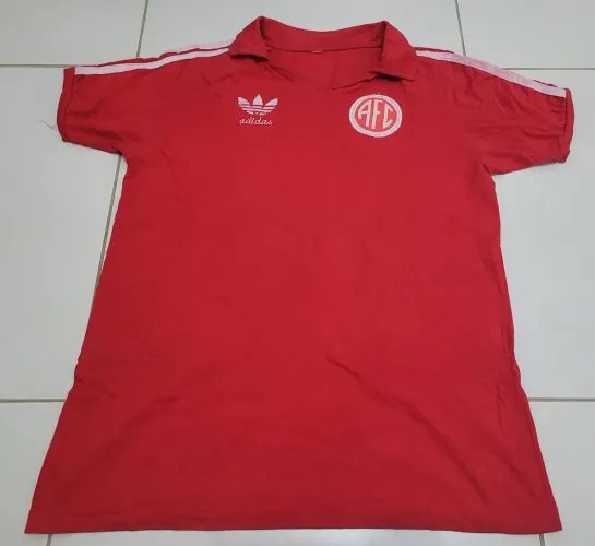 Camisa América do RJ adidas retrô vermelha - Romário
