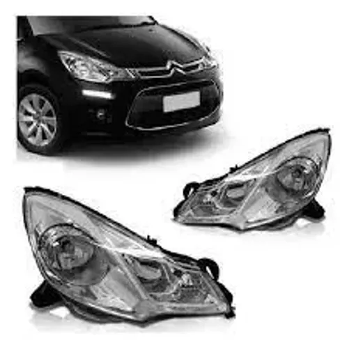 farol c3 2013/2020 cromado