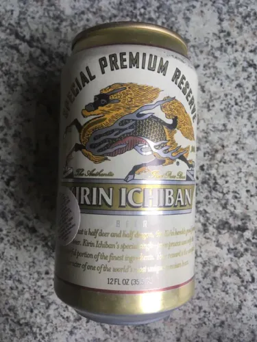 Lata Cerveja Japonesa década de 90