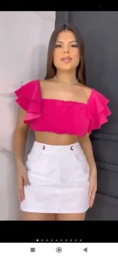 Croped lindo veste até GG