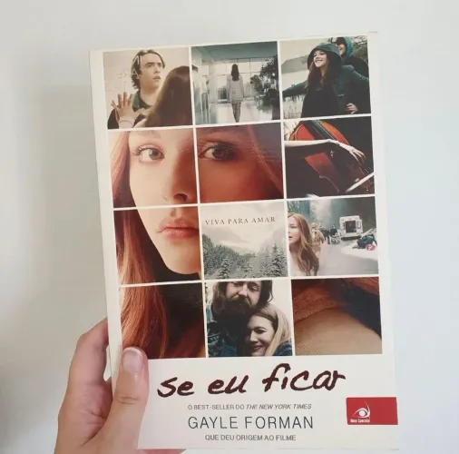 Livro Se Eu Ficar Capa do Filme Gayle Forman
