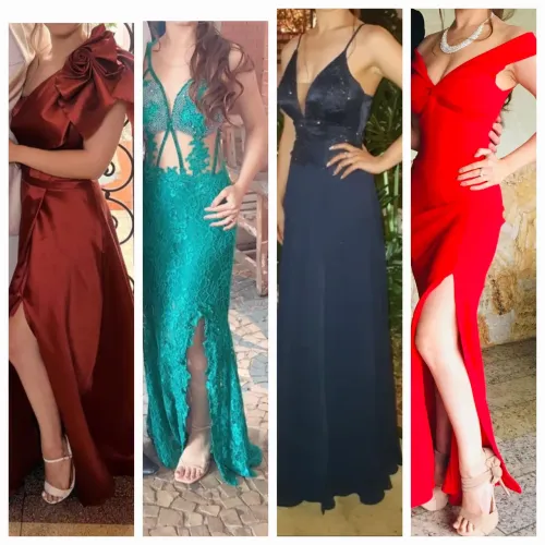 2 vestidos de festa semi novos da Divina Vitória.