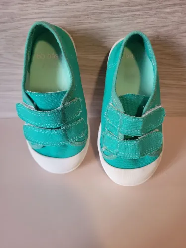 Tênis  infantil verde com velcro - Babo Uabu - BB Basico