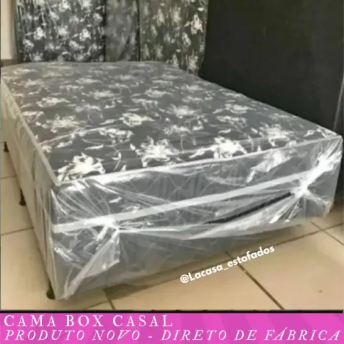 Cama box Casal - Com colchão acoplado 1.88cm