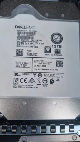 Hd Dell 12TB 7.2K RPM SATA 6Gbps 512e 3.5