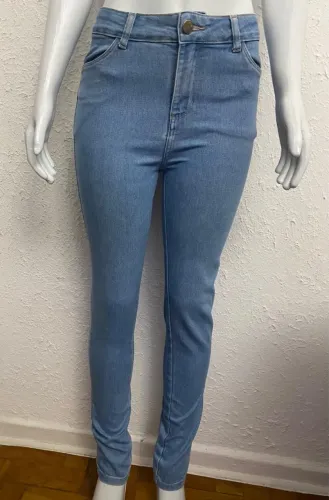 Calça Jeans Dudalina Tamanho 36 azul Stretch Ótimo Estado