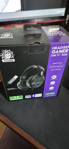 Headset Gamer USB 7.1 RGB da 5+ Gamer