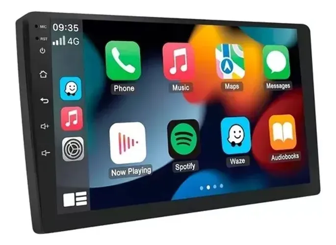Multimídia Mp5 Android Apple Carplay 64Gb Tela 9 Polegadas