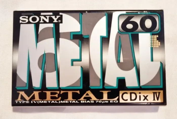 Fita Cassete Sony CDix IV 60 - Lacrada - Made in Japan