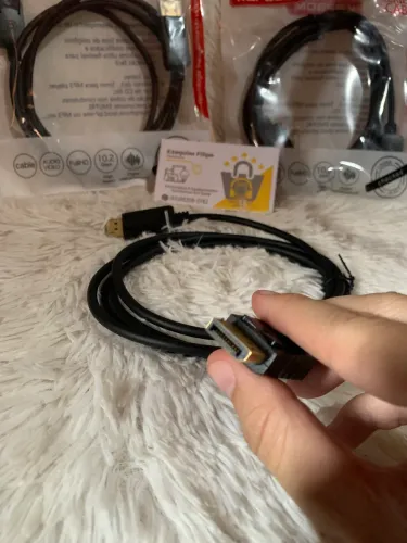 Cabo DisplayPort Novo Kapbom Com Travas 1,8 M Imperdível!