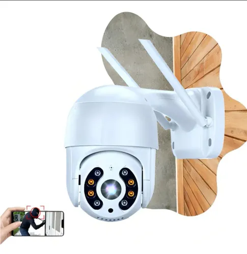 Câmera de Segurança IP Externa 100% Prova D?água Wifi Yousse Full HD 1080p Cor Branco