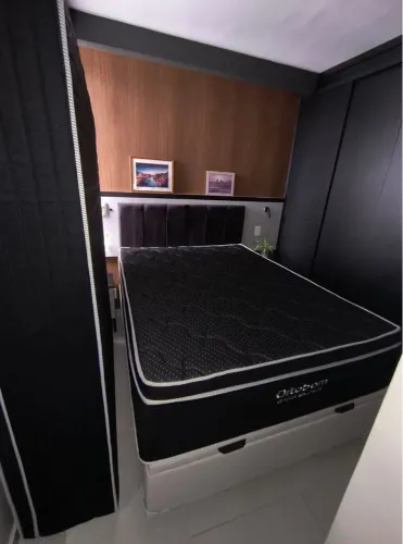 Base de Cama Baú Casal Branco