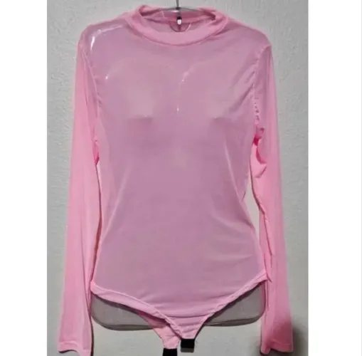 Body Tule Gringo Print Rosa