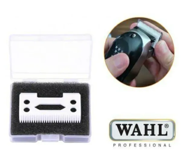 Lâmina de cerâmica para máquinas de cortar cabelo Wahl Wmark Kemei vgr entre outras 