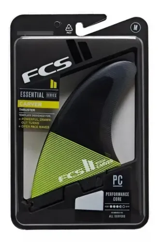 Quilhas FCS II Carver PC Tri  LArge - modelo 2025 
