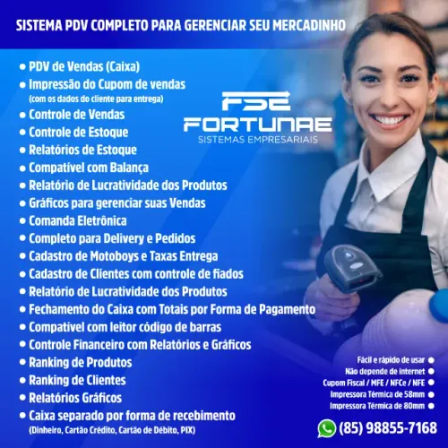 Sistema PDV para seu Mercadinho