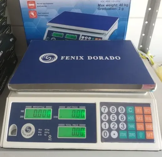 Balança 40 Kg Tara Caseira Cozinha Multiuso Visor Duplo