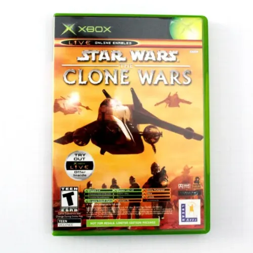 Star Wars The Clone Wars e Tetris Worlds para Xbox completo