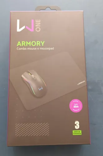 COMBO MOUSE GAMER E MOUSEPAD WARRIOR