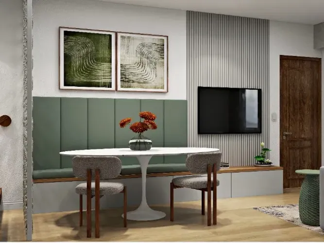 Projeto de interiores 3d- Decoração de ambientes