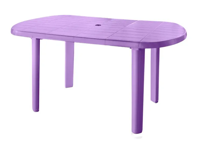 Mesa Plástica Oval 140X80