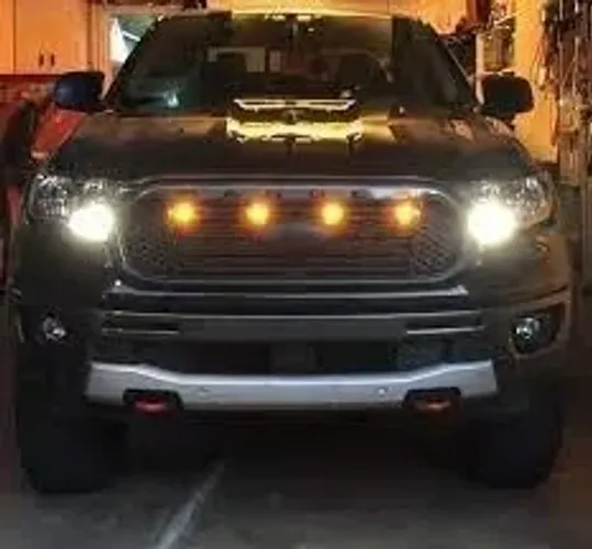 Led Para Grade Na Cor Laranja