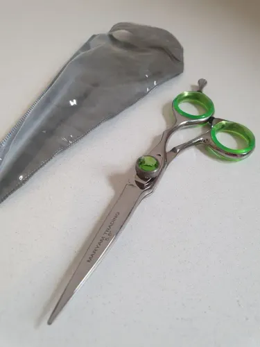 Tesoura para Acabamento 5,5" Maryam Trading & Pente duplo de aço inox