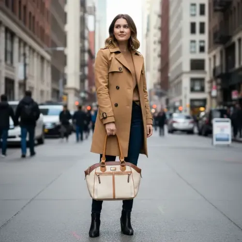 Bolsa em couro legítimo da marca Colatto