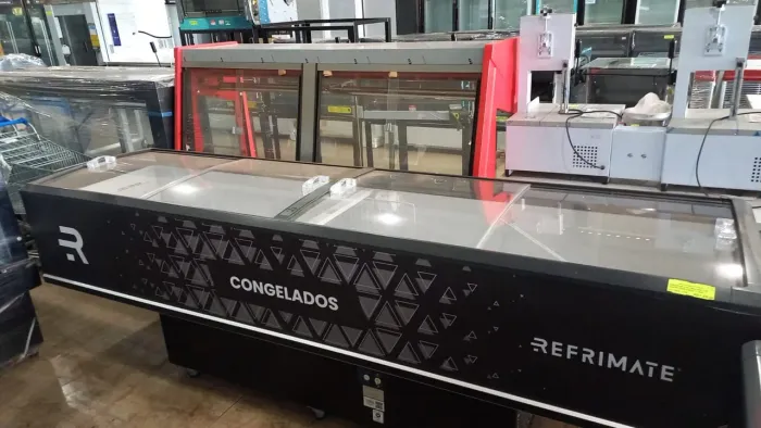 Ilha Refrimate Vidro Curvo 3mt - Novo