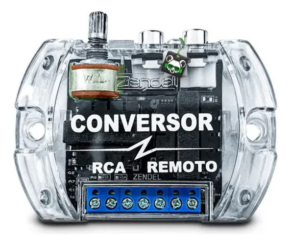 Conversor Rca Remoto Zendel Filtro Anti Ruido Som Automotivo