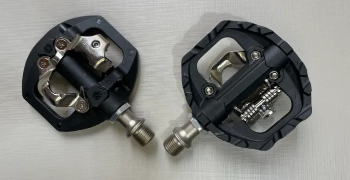 Pedal Híbrido Tanke MTB e Speed - Clip e Plataforma - Compatível com Sapatilha e Tênis.