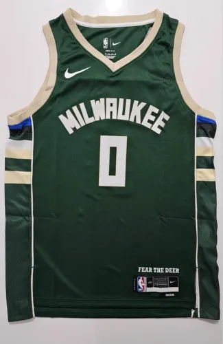 Camisa de Basquete Milwaukee Bucks #0 - Nike