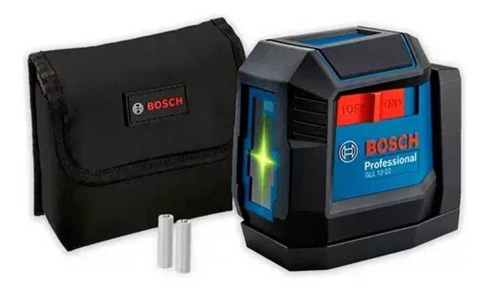 Nivel A Laser 2 Linhas Verde 12 Metros Bosch Gll 12-22 GNivel A Laser 2 Linhas Verde 12 Me