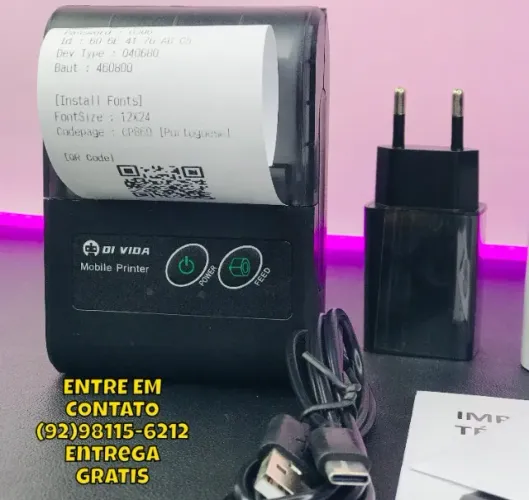 Impressora Térmica Delivery Usb e Bluetooth