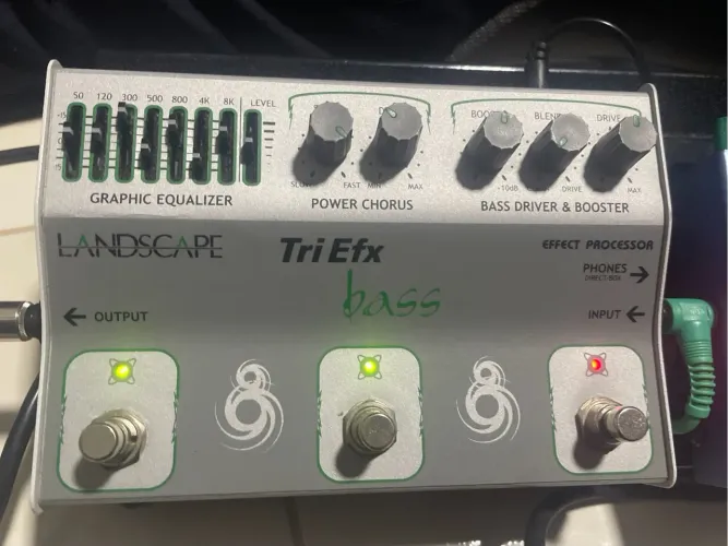 Pedal Tri Efx Bass para Baixo