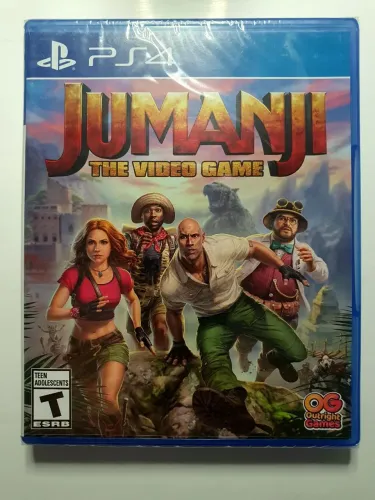 JUMANJI THE VIDEO GAME PS4 E PS5 JOGO NOVO LACRADO