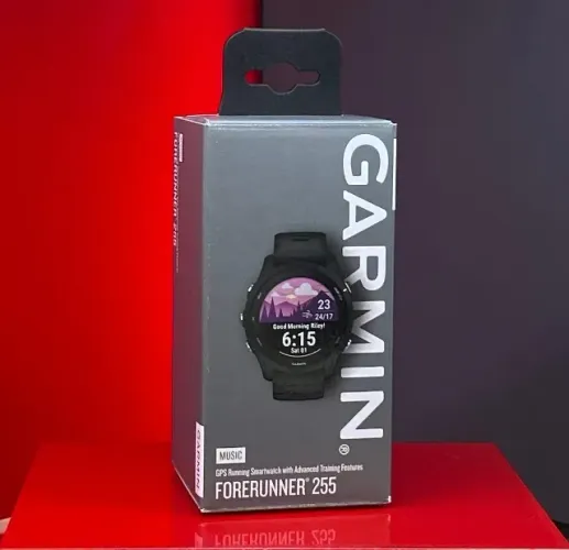 Garmin Relógio Forerunner 255 Music - Black- 46MM - Produto Novo