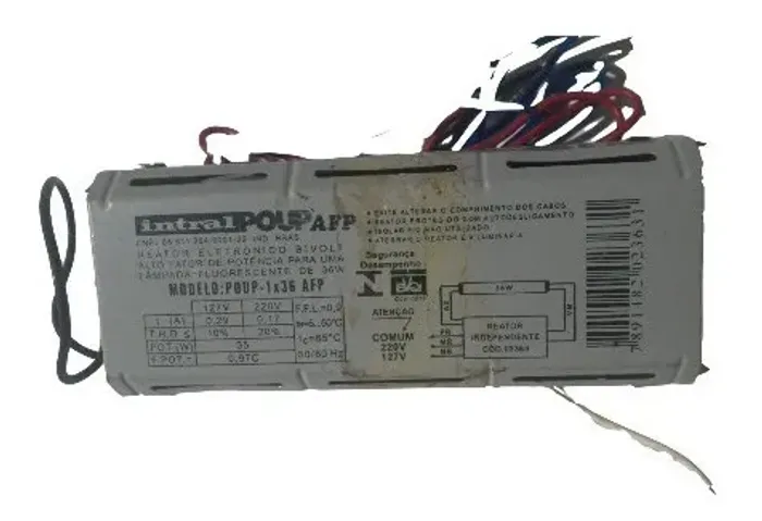 Reator Eletrônico 1X36W 127-220V Intral