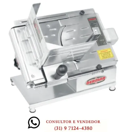 Fatiadora de Frios Inox Bermar Lamina 22CM Bivolt