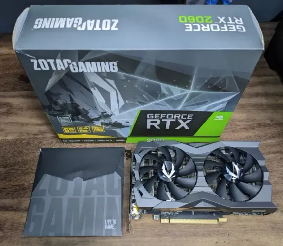 Placa de Vídeo Zotac Gaming NVIDIA GeForce RTX 2060, 6GB, GDDR6