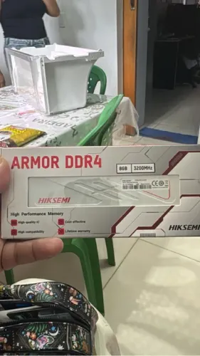 Memória ddr4 8gb 3200mhz branca