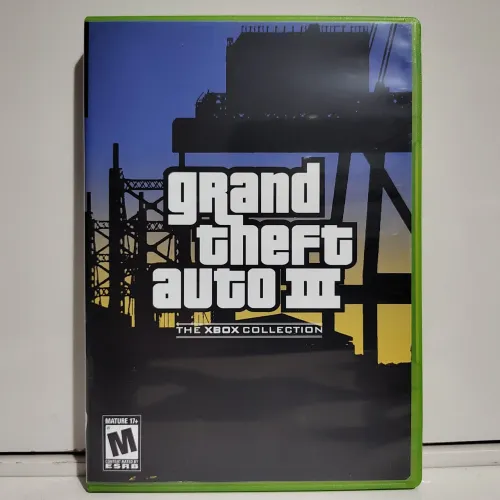 Grand Theft Auto III (GTA 3) The Xbox Collection P/ Xbox Classico Original CIB Americano