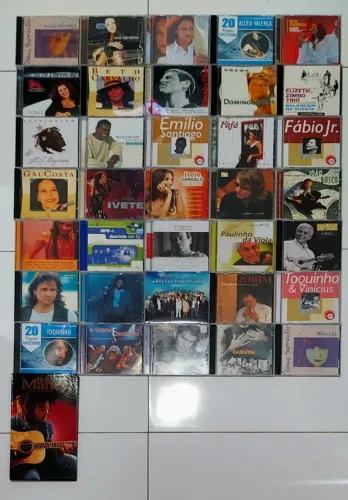 Lote 36 Cds Cassia, Elis, Ivete, Fabio Jr, Ney, Rita, Cazuza