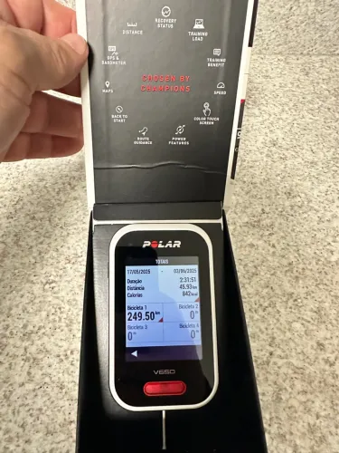 Ciclocomputador Polar V650 - Super Conservado
