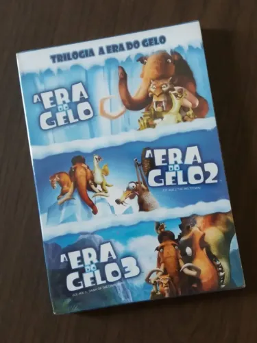 BOX DVD'S TRILOGIA A ERA DO GELO (1, 2 E 3) - NOVO LACRADO
