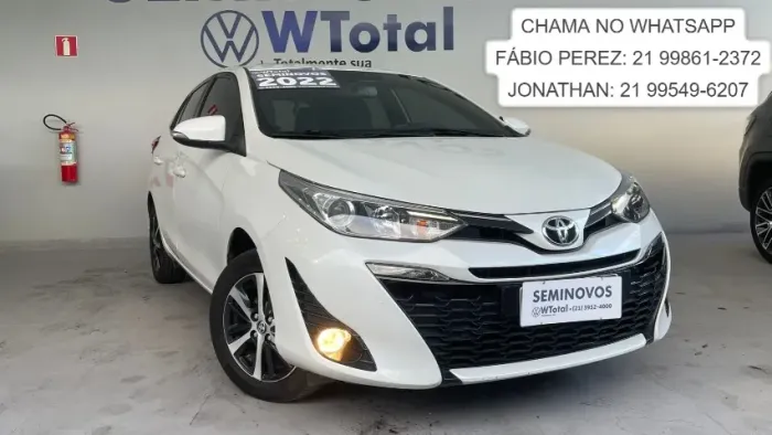 YARIS XLS CONNECT 1.5 FLEX AT 2022 - TETO SOLAR - REVISÕES / GARANTIA TOYOTA