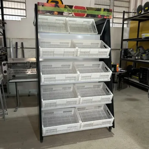 Banca Para Hortifrúti Polar 8 Caixas Seminovo