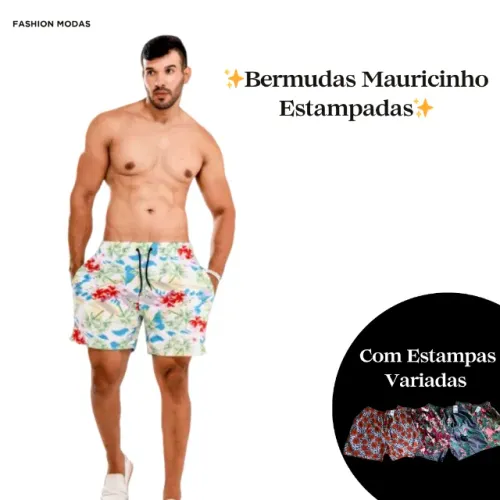 SHORT TACTEL MASCULINO ESTAMPADO