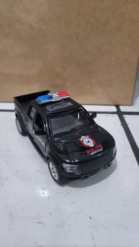 Miniatura Carro de Polícia Pick-up 