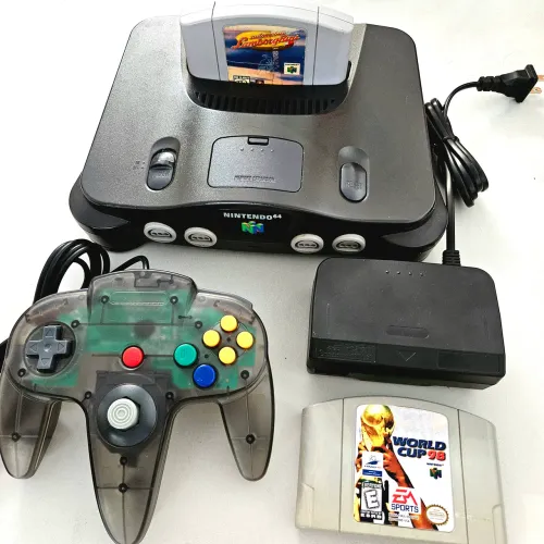Nintendo 64 americano + 2 jogos